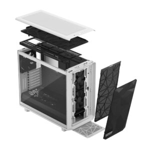 Fractal Design Meshify 2 White TG Layers View