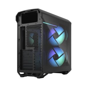 Fractal Design Torrent Compact Light TG RGB Angled Back View