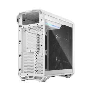 Fractal Design Torrent Compact White TG Angled Back View
