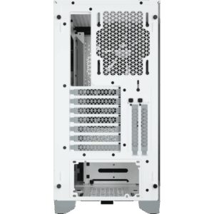 Corsair 4000D Airflow White Rear View