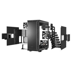 Be Quiet! Dark Base 900 Black Angled Front View