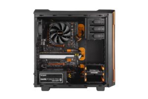 Be Quiet! Silent Base 600 Orange Trim Side View