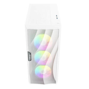 Antec DF700 FLUX RGB White Angled Top View