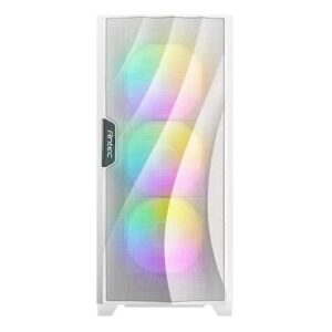 Antec DF700 FLUX RGB White Front View
