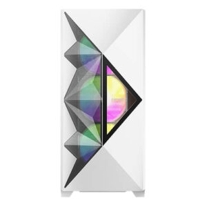 Antec DF800 FLUX RGB White Front View