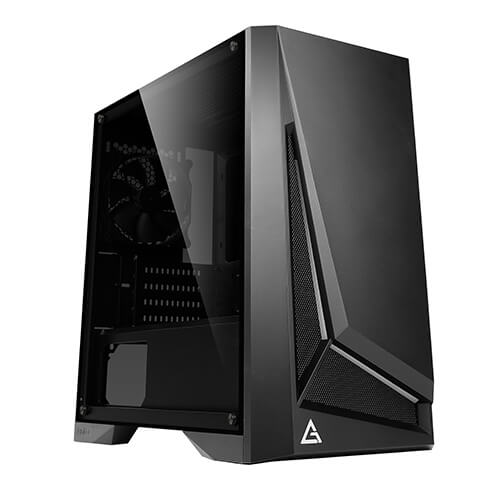 Antec DP301M Dapper Dark Phantom Angled Front View