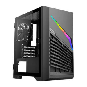 Antec DP31 Dark Phantom Angled Front View