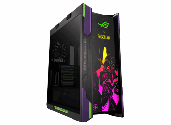 Asus ROG Strix Helios EVA Edition Angled Front View