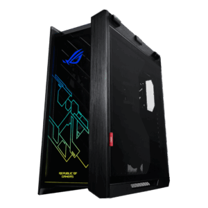 Asus ROG Strix Helios RGB Black Angled Front View