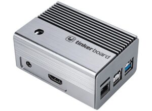 Asus Tinker 2 Fanless Aluminium Case Angled Front View
