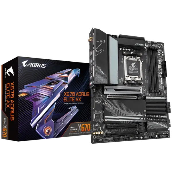 GIGABYTE X670 AORUS ELITE AX Box View