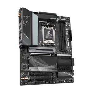 GIGABYTE X670 AORUS ELITE AX Angled Front View