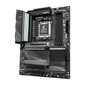 GIGABYTE X670 AORUS ELITE AX Angled Front View