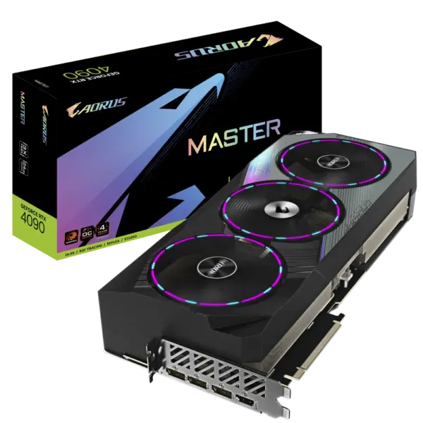 Gigabyte AORUS NVIDIA GeForce RTX 4090 MASTER 24GB Box View