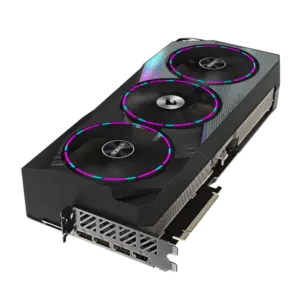 Gigabyte AORUS NVIDIA GeForce RTX 4090 MASTER 24GB Angled Side View