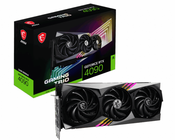 MSI NVIDIA GeForce RTX 4090 Gaming Trio Box View