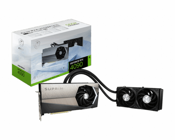 MSI NVIDIA GeForce RTX 4090 SUPRIM LIQUID X 24GB GDDR6X Box View
