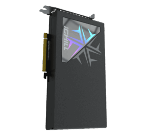 Inno3D NVIDIA GeForce RTX 4090 ICHILL BLACK Angled Vertical View