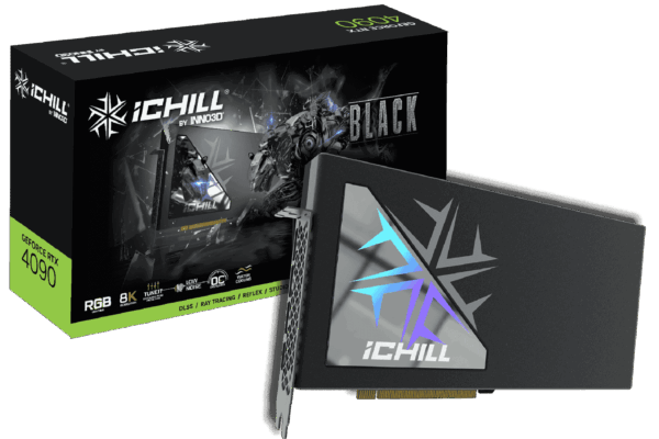 Inno3D NVIDIA GeForce RTX 4090 ICHILL BLACK Box View