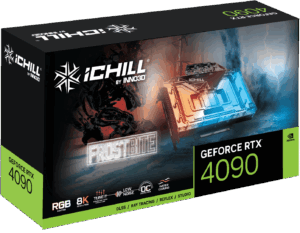 Inno3D NVIDIA GeForce RTX 4090 ICHILL FROSTBITE Box View