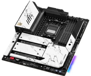 ASRock X670E Taichi Carrara Angled Front View