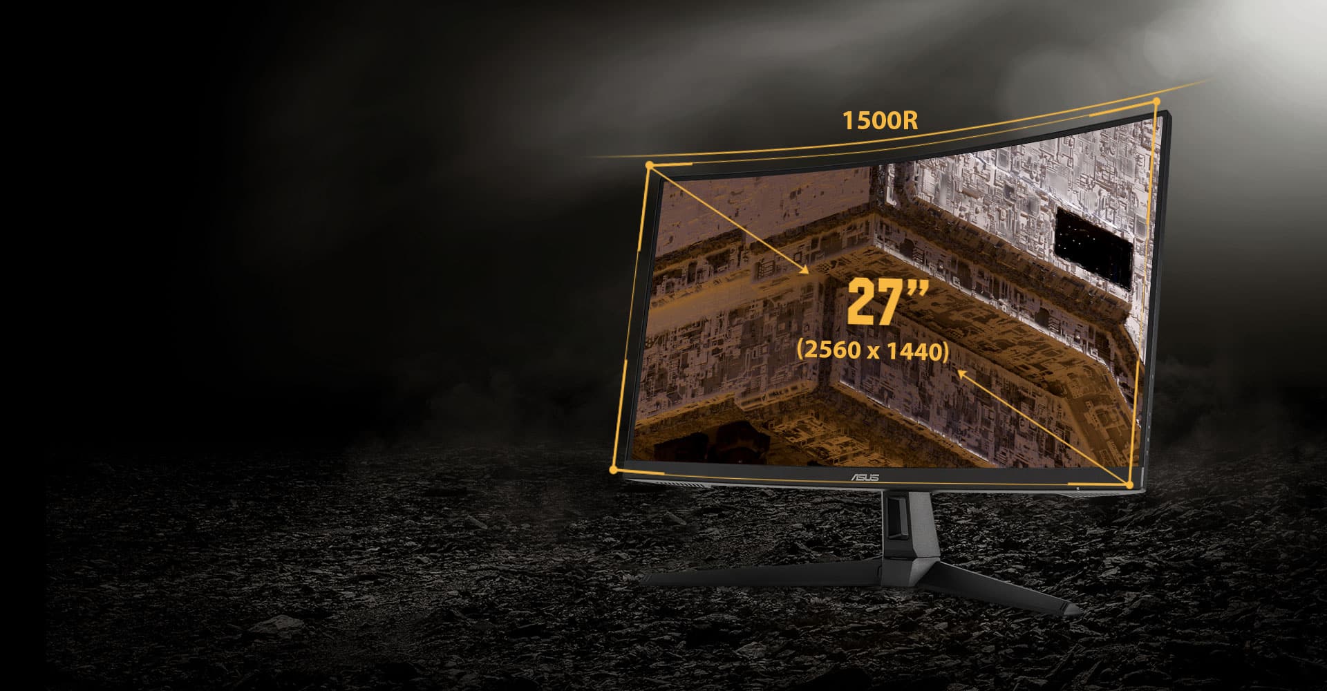 Asus TUF Gaming VG27WQ1B Cover View