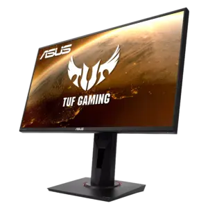 Asus TUF Gaming VG258QM Angled Front View