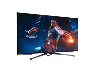 Asus ROG Swift OLED PG48UQ Angled Front View