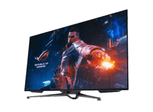 Asus ROG Swift OLED PG48UQ Angled Front View