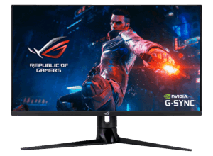 Asus ROG Swift PG329Q Flat Front View
