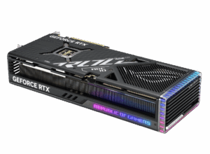 ASUS ROG Strix NVIDIA GeForce RTX 4090 OC Edition 24GB Angled Backplate View