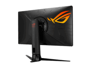 Asus ROG Strix XG27UQR Angled Rear View