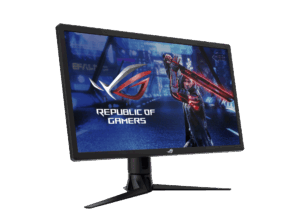 Asus ROG Strix XG27UQR Angled Front View