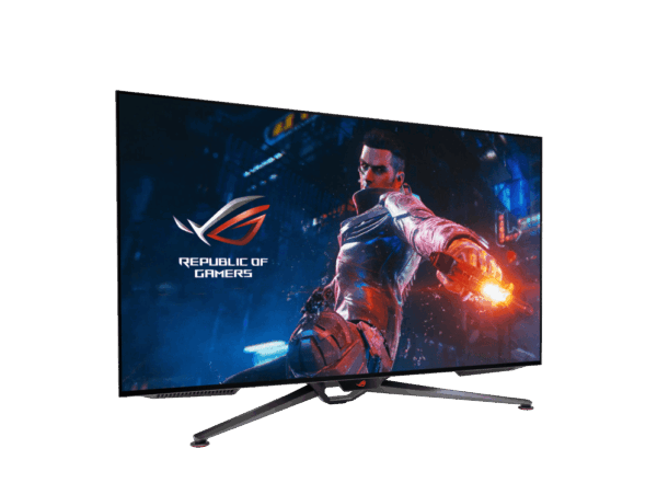 Asus ROG Swift OLED PG42UQ Angled Front View