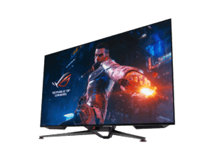 Asus ROG Swift OLED PG42UQ Angled Front View
