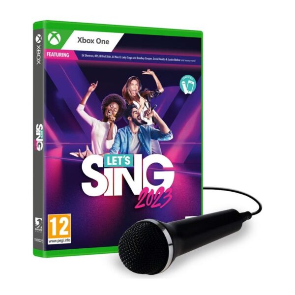 Let's Sing 2023 + 1 Mic Box Art XSX