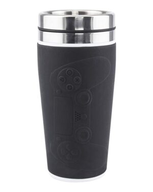PlayStation DualShock Embossed Travel Mug Front View