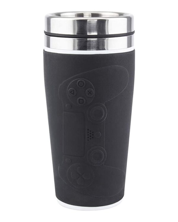 PlayStation DualShock Embossed Travel Mug Front View