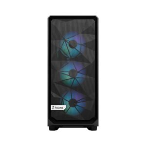 Fractal Design Meshify 2 Compact Lite RGB Black TG Front View