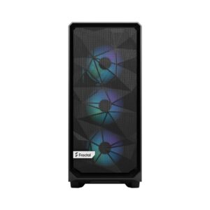 Fractal Design Meshify 2 Compact RGB Black TG Front View