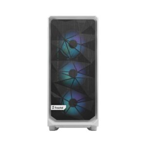 Fractal Design Meshify 2 Compact RGB White TG Front View