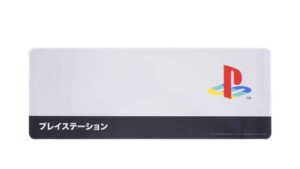 PlayStation Retro Desk Mat Flat Front View