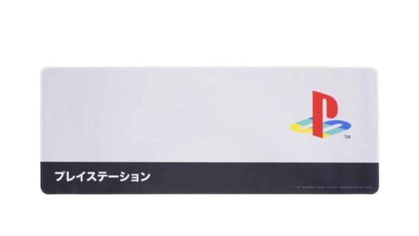 PlayStation Retro Desk Mat Flat Front View