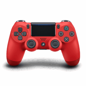 Sony PS4 Magma Red Dualshock 4 Wireless Controller Flat Front View