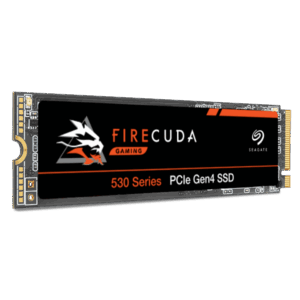 Seagate FireCuda 530 500GB without Heatsink Angled Front View