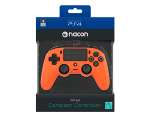 Nacon Wired Compact Controller - Orange Box View