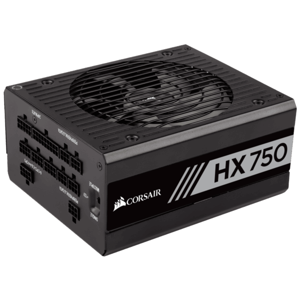 Corsair HX750 Angled View