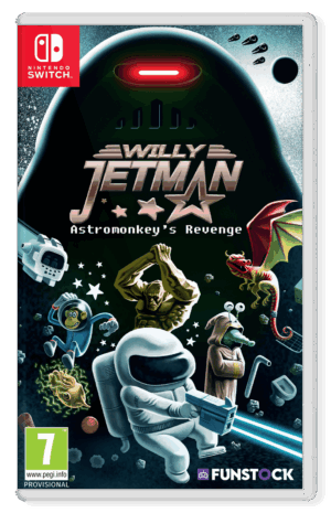Willy Jetman: Astro Monkey's Revenge Box Art NSW