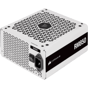 Corsair RM850 V2 White Angled View