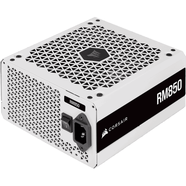 Corsair RM850 V2 White Angled View